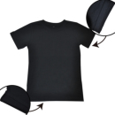【 KIDS 】キッズ　ブラック半袖Tシャツ　（黒　無地）運動会・ダンス・よさこい・太鼓・鼓笛用　