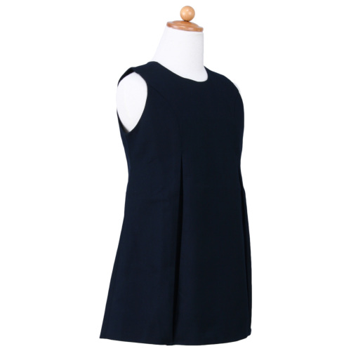 専用出品♡お値下げ♡familiar♡ワンピース♡90♡ お受験専門店品質 お嬢様用 袖なし シンプルワンピース/後ろ