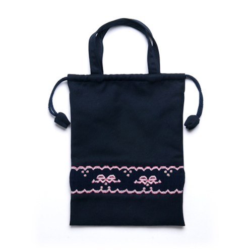 cm　リボン刺繍　レッスンバッグ　お着替え袋　ハンドメイド　オーダー お受験専門店品質 レッスン お受験バッグ 手刺繍スモッキング