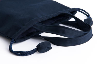 レッスン 手刺繍 スモッキング レッスンバッグ&巾着バッグセット 紺色