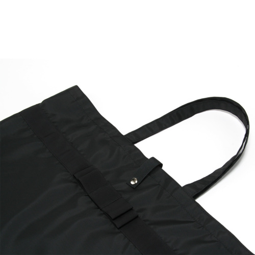 マチ付 リボンエコバッグ お迎えランドセルバッグ コートも入る｜お