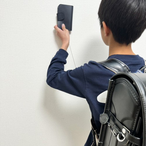 完全日本製 パスケース&キーケース ICカードが落ちない リール付き