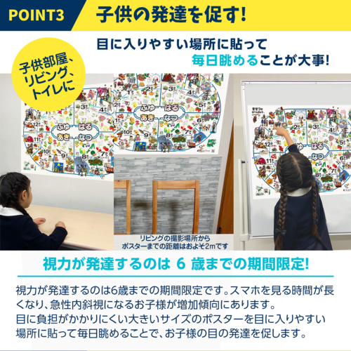 お受験教材】きせつのおべんきょう(R)ポスター コミカルなイラストの