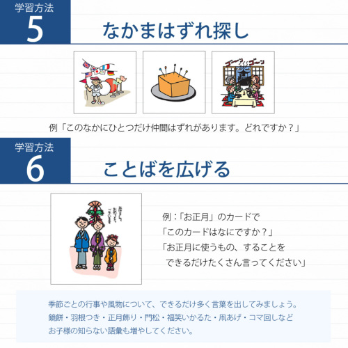 登録商標 オリジナル きせつのおべんきょうカード 季節カード 季節の