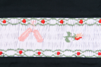 お受験専門店品質 スモッキング手刺繍弁当袋 バレエ トゥ お受験専門店品質 スモッキング手刺繍弁当袋 バレエ トゥ