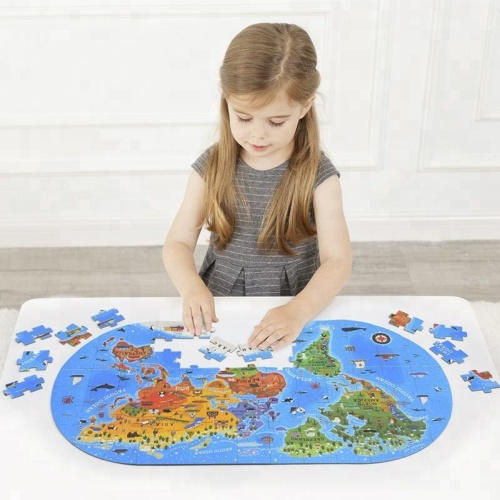 ワールドフロアパズル 幼児向け世界地図ジグソーパズル 100ピース お受験用品のお店 ハッピークローバー