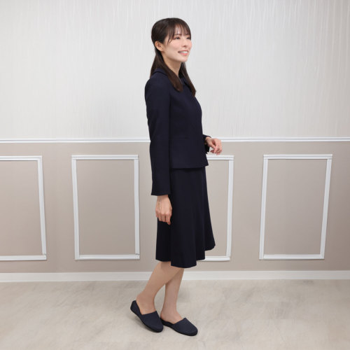 純日本製 純国産 お受験スーツ ウール100％ プリンセスライン