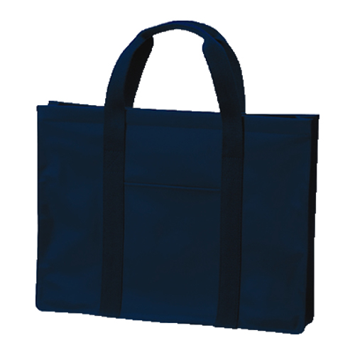 【レッスン】お受験バッグ [Ｈ型]紺色ナイロン製レッスンバッグ：お子様用【お受験バッグのハッピークローバー】