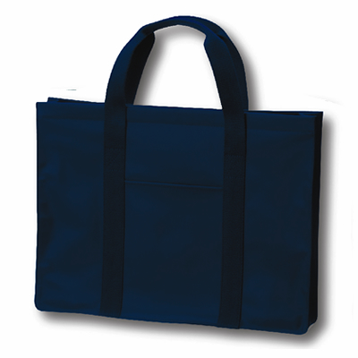 レッスン お受験バッグ [Ｈ型]紺色ナイロン製 完全自立型レッスン