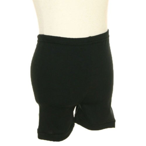 2枚セット】日本製 のびのびフィットストレッチ 黒色無地一分丈