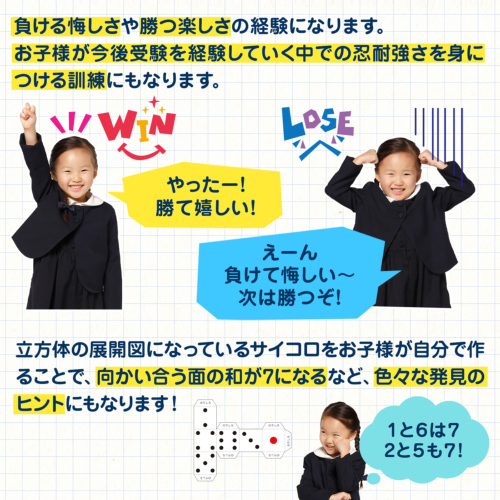 お受験教材】きせつのすごろくポスター サイコロ&コマセット 季節の