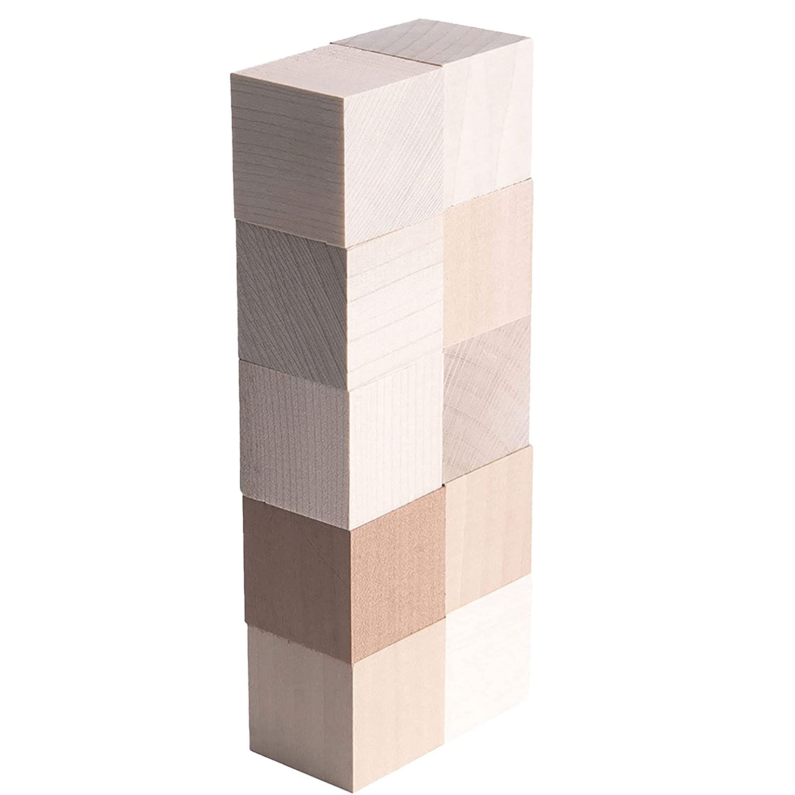 10個セット 立方体積み木 積みやすい 本物の木 ニキーチン 国産